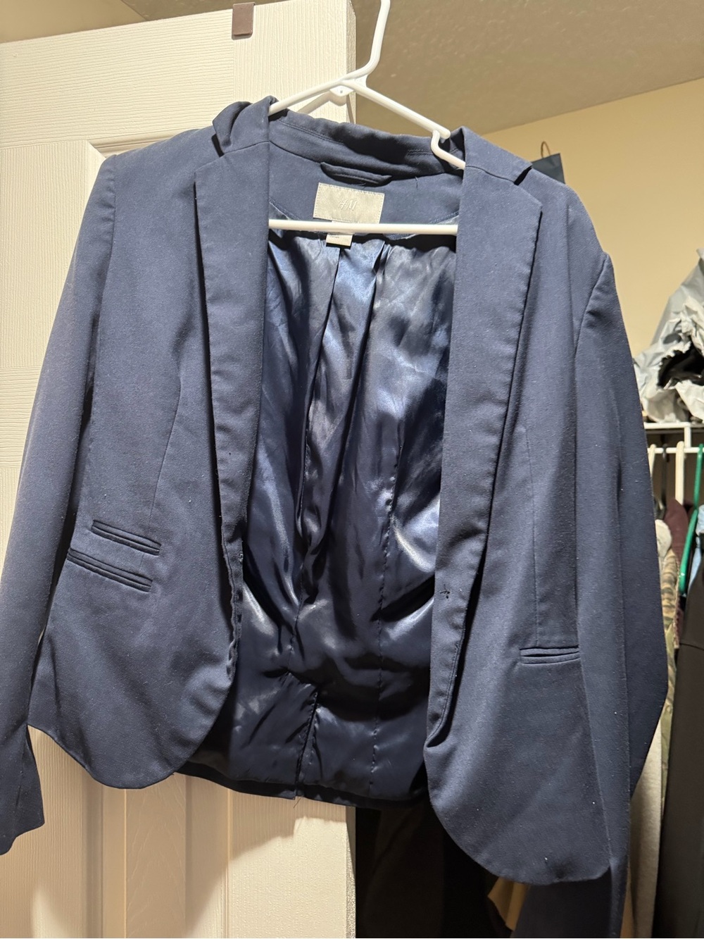 H&Medium Women's Blazer in Blue Size Medium